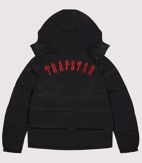 Trapstar Irongate Detachable Puffer Jacket Black