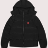 Trapstar Irongate Detachable Black Hooded Puffer Jacket