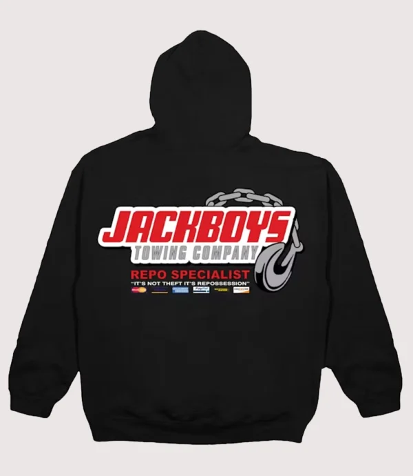 Travis Scott JACKBOYS Repo Hoodie Black