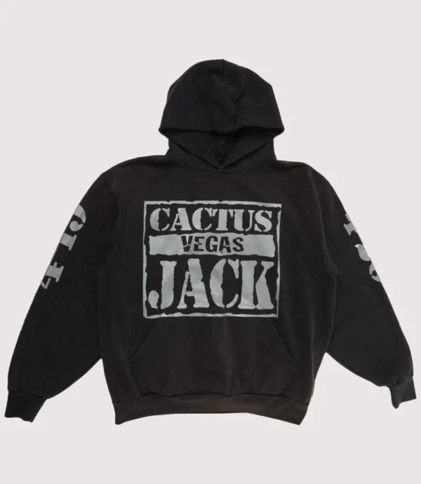 Travis Scott x WWE Wrestlemania Hoodie Black
