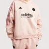 Newcastle United Women's Tiro Cut 3-Stripes Pink Fleece Hoodie