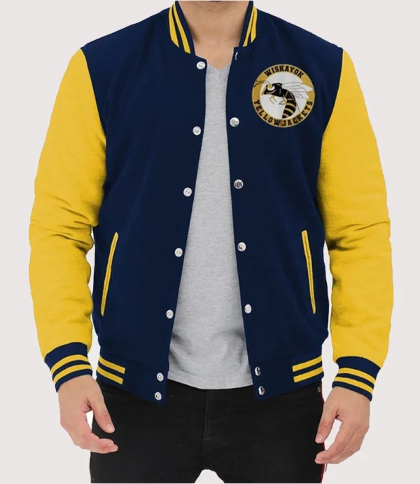 Jackie Yellowjackets Ella Purnell Varsity Jacket