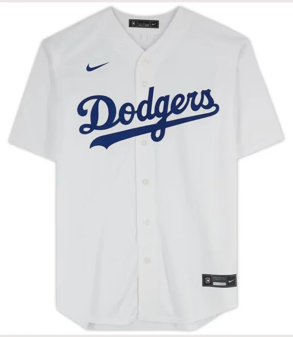 Los Angeles Dodgers Kanji Signature White Jersey