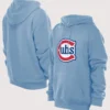 Chicago Cubs New Era Star Alternative Logo Hoodie Light Blue