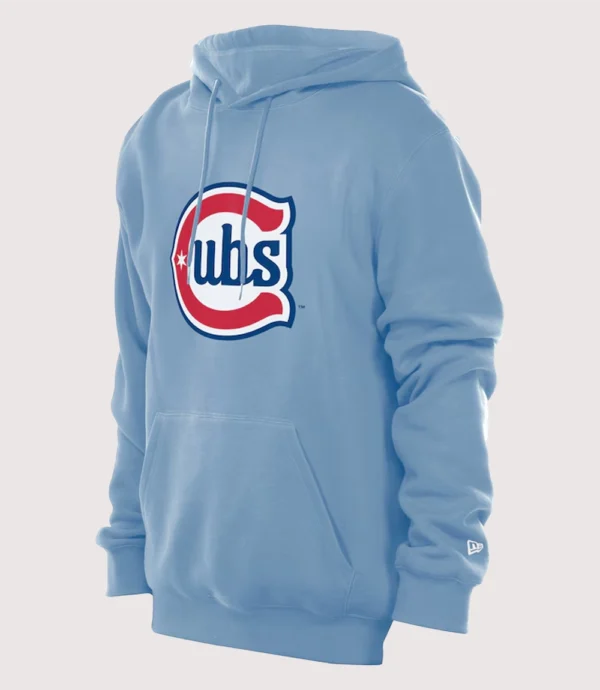 Chicago Cubs New Era Light Blue Hoodie