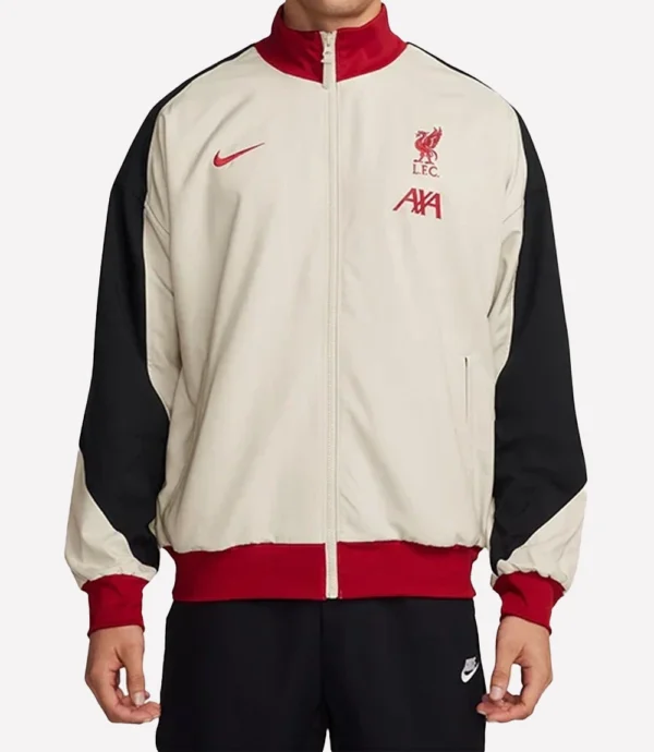 2025 UEFA EURO Liverpool Anthem White Jacket