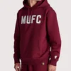 2025 Manchester United MUFC Overhead Burgundy Hoodie