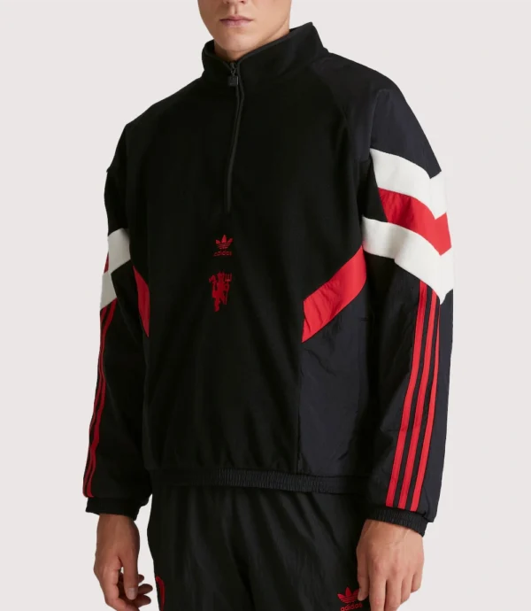 Manchester United Originals Polar Half-Zip Fleece Sweatshirt