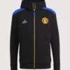 Manchester United adidas Z.N.E. Anthem Jacket Black