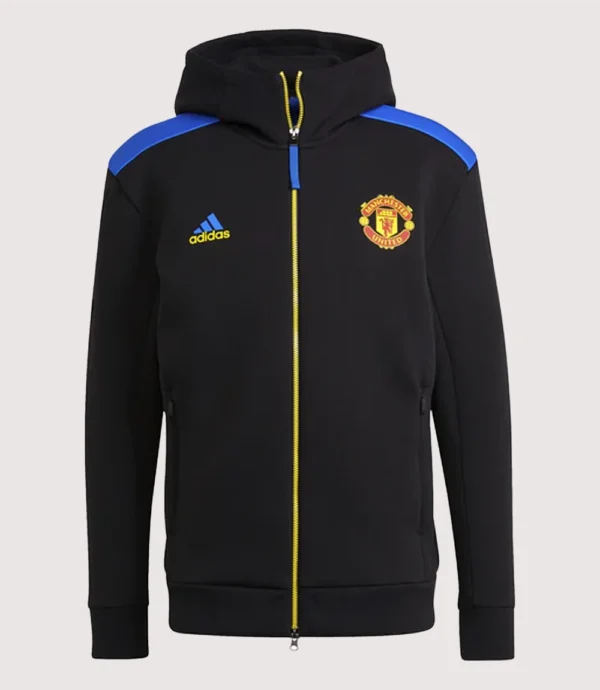 Manchester United adidas Z.N.E. Anthem Jacket Black
