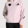 Manchester United x adidas Womens Z.N.E. Full Zip Hoodie Pink